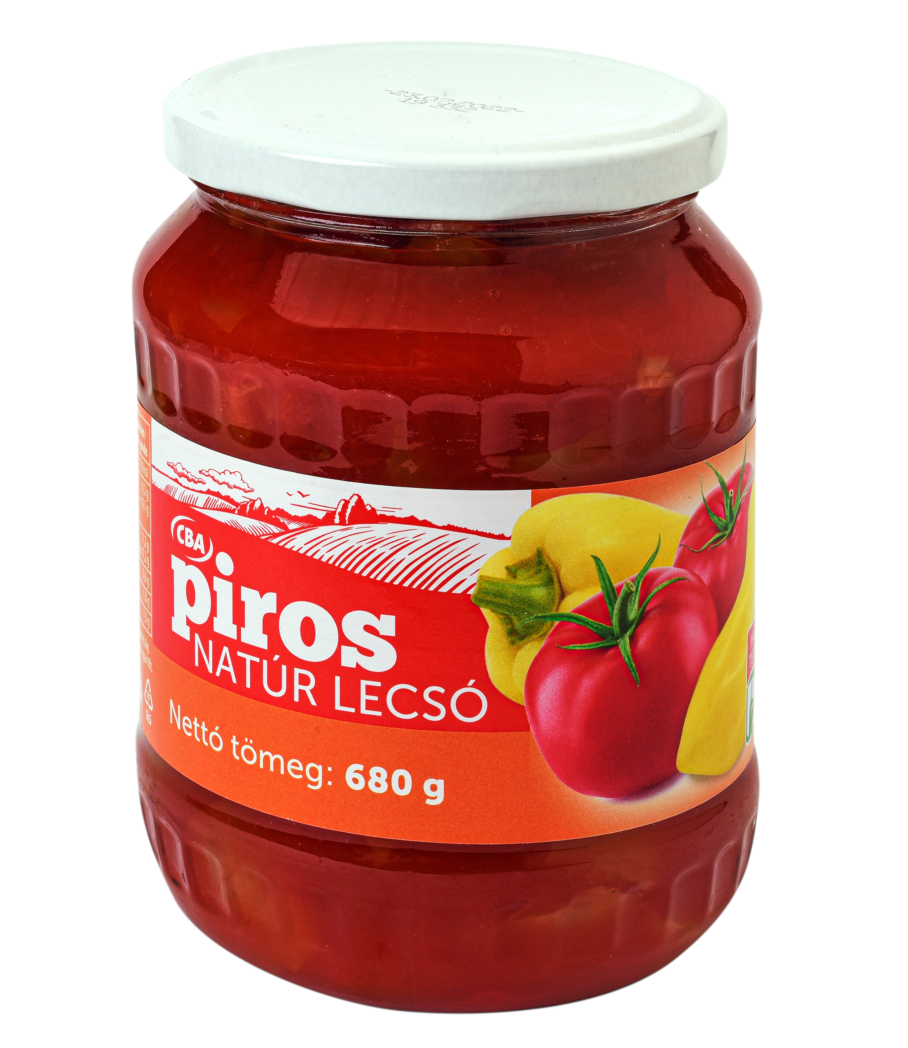 CBA Piros Natúr lecsó 30% paprikával 720ml